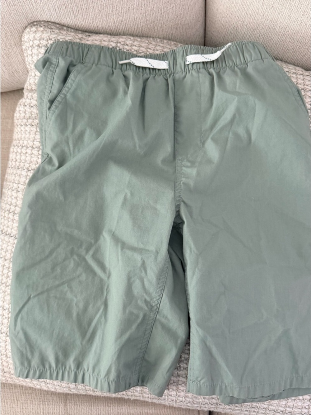 Eddie Bauer | Light Sage Green Drawstring Shorts